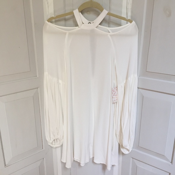 Free People Ivory Mini Dress / Long Tunic - Picture 1 of 16
